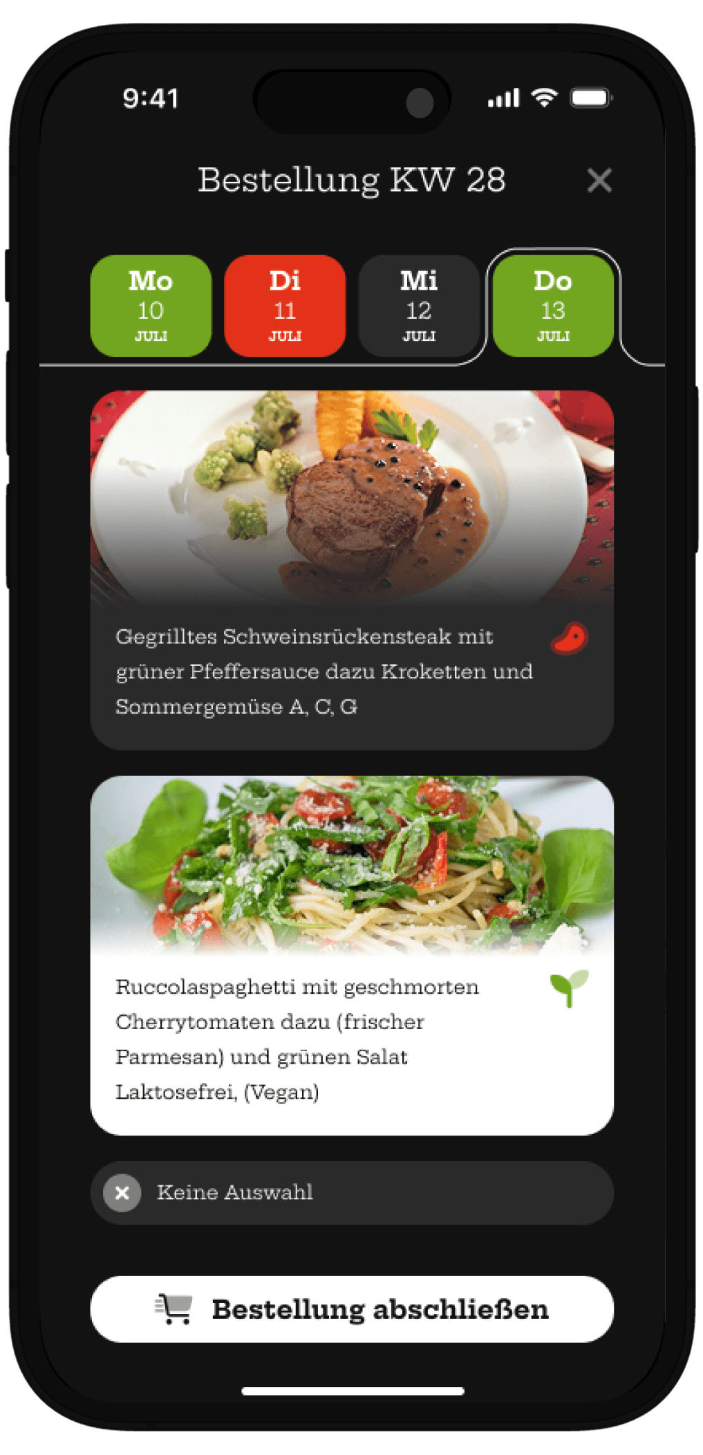 easyFood Screenshot